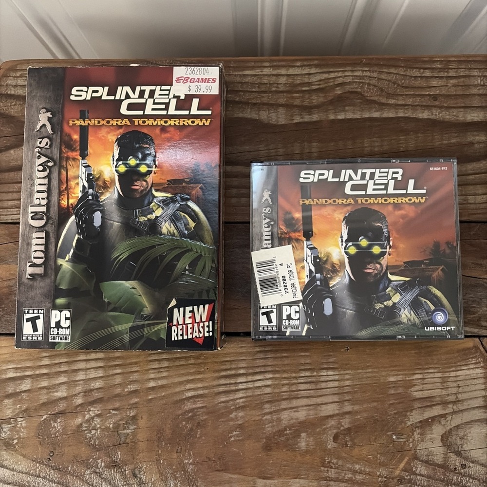 Tom Clancy's Splinter Cell: Pandora Tomorrow - PC 3 Disc Set - Picture 1 of 7